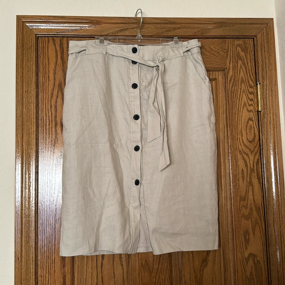 100% Linen Skirt by Witchery